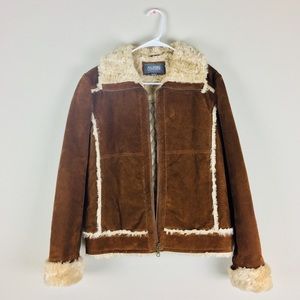 NWOT Wilsons Leather Genuine Leather Suede Jacket